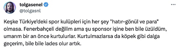 MASAK tarafından inceleme başlatılan Dilan Polat'ın takımın sponsoru olarak kalması ve yönetimin müdahale etmemesi insanların tepkisine yol açtı.