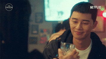 Park Seo-Joon Drinking GIF by The Swoon