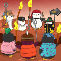 Angry Fire GIF by Pudgy Penguins