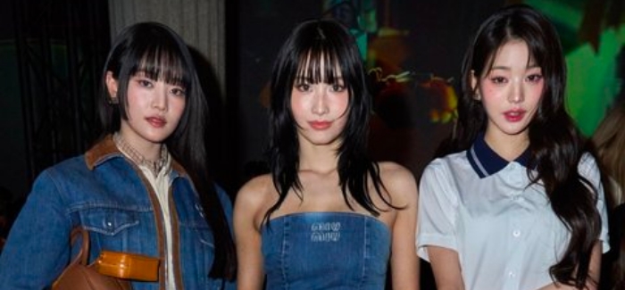 Momo, Minnie Ve Jang Wonyoung'un Miu Miu Şovundan Üçlü Fotoğrafı