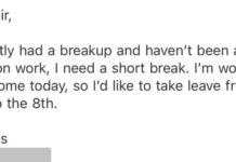 Z kuşağından dürüst bir tatil/izin isteği