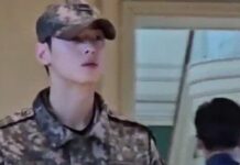 Cha Eunwoo, Gyeongju’da asker üniformasıyla görüldü