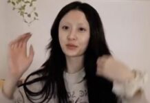 Kaşlarını tamamen kazıtan Huh Yunjin