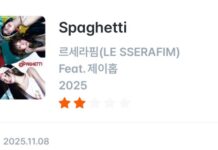 IZM, Le Sserafim’in ‘Spaghetti’ şarkısına 5 üzerinden 2 puan verdi