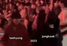 Jennie, V, Jungkook ve Winter 2023’te Harry Styles’ın konserine gitmiş