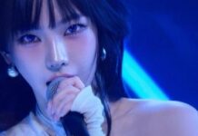 Karina’nın Japon televizyonundaki güzelliği