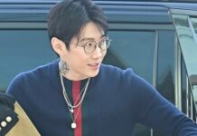 Jay Park’ın bugün Gucci Moda Şovuna giderken çekilen gazeteci fotoğrafları