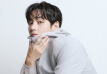 BTS V’nin Snow Peak için yaptığı yeni fotoğraf çekimi