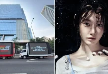 LE SSERAFIM Sakura hayranları Source Music’e protesto kamyonu gönderdi image